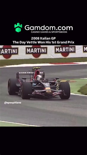 APEXPITLANE on Instagram: "The 2008 Italian Grand Prix at Monza delivered one of the greatest underdog stories Formula 1 has ever seen, as a 21-year-old Sebastian Vettel powered his Toro Rosso to a shock victory in the pouring rain. Starting from pole in treacherous conditions, Vettel controlled the race like a veteran — no mistakes, no panic, just pure precision through the spray at the Temple of Speed. While the rest of the field fought aquaplaning, chaos, and visibility close to zero, Vettel 