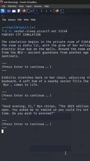 PICOCTF | FANTASY CTF CHALLENGE WALKTHROUGH #codinglife #ctfchallenge #cybersecuritystudent #coding