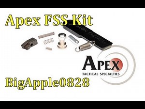 Apex Foward Set Sear and Trigger Install