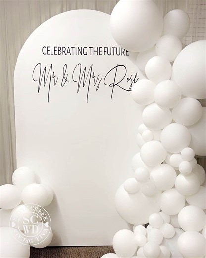 Future Mr & Mrs Vinyl | Custom Name Backdrop Display for Bridal Shower, Engagement Party, or Bride-to-be Celebration (decal Only) - Etsy