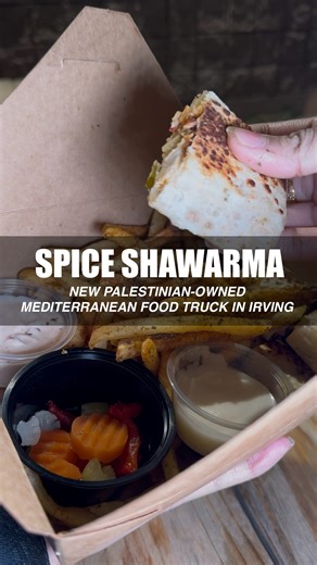 ‼️PRESENTING TO YOU – SPICE SHAWARMA at IRVING, TX‼️ You know when you visit a food truck expecting the usual, but it completely surprises you? That’s exactly what happened at Spice Shawarma — a Palestinian-owned Mediterranean food truck serving up some seriously flavorful eats 🔥 Their smash burger instantly won me over — juicy, perfectly seasoned, and honestly one of the best I’ve had at a halal food truck. The shawarma lived up to its name too — packed with flavor and that perfect balance of 