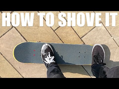 How to Shove It the EASIEST Way on a Skateboard Tutorial