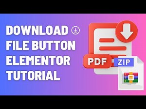 How to Add a Downloadable File in WordPress | Using Elementor