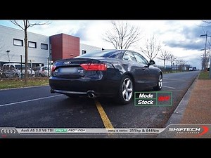 Reprogrammation moteur - AUDI A5 3.0 V6 TDI - 240cv @ 311cv - Stage 2 : ligne complète - HD