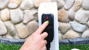 ALEKO Inflatable Hot Tub Spa | Personal High Powered Jetted Bubble | 145 Gallon | Brown and White | HTIO2BRWH