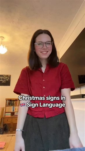 Christmas Signs! #bsl #signlanguage #britishsignlanguage #deaf #sse #sign | Adeleonova