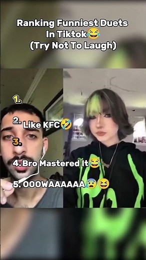 Ranking Funniest Duets In Tiktok😂 #ranking #duet #usa