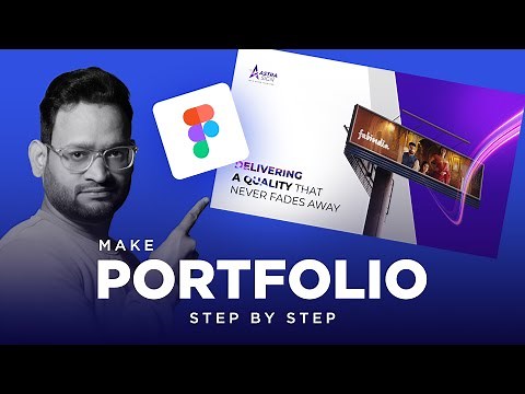 How to Create a Portfolio in Figma: Step-by-Step Guide for Beginners #Figma #Portfolio #viralvideos