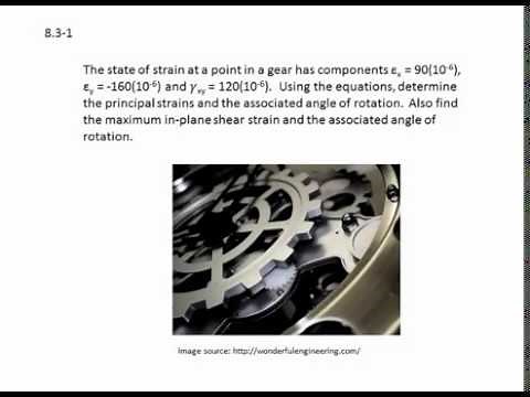 08.3-1 Plane strain transformation - EXAMPLE