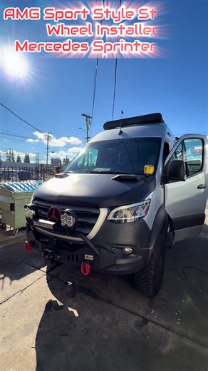 AMG Sport Style Steering Wheel Upgrade Sprinter 907 Available in stock or custom order #SprinterExperts #Sprinter907 #AMGStyle #SteeringWheelUpgrade #MercedesSprinter