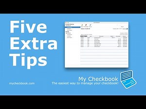My Checkbook Features You Might Not Know About