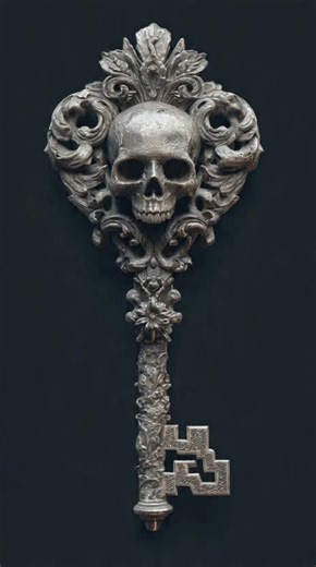 Skeleton Key #key #skeleton #eyes