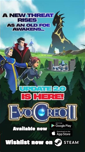 EvoCreo Update 2.0 Out Now on Mobile!