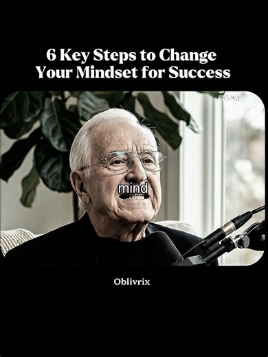 6 Key Steps to Change Your Mindset for Success #successmindset #growthhabits #personaldevelopment #Motivation #mindsetshift