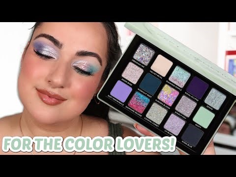 This Was Unexpected… 😳 ADEPT Sapphire Selene Palette Review + 2 Looks!