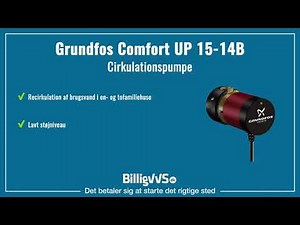 Grundfos Comfort UP 15-14B PM Cirkulationspumpe | EAN: 5710626363766