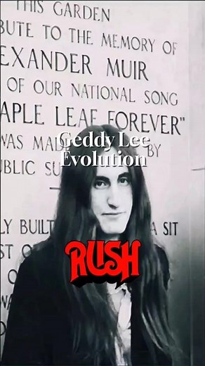 The Evolution of Geddy Lee #rush