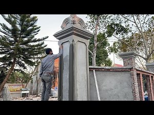Hints And Tips Building & Decorate Creative Gate Columns In Neoclassical Style