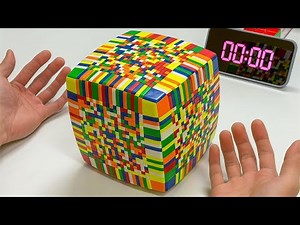 21x21 Rubik's Cube Quick Solve