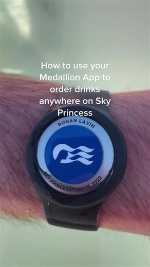 Want to see how easy it is to order drinks anywhere on the Sky Princess with the Medallion App? @Princess Cruises #skyprincess #skyprincessship #princesscruises #princesscruiseline #princesscruiseship #princesscruisefamily #medallionclass #cruisetok #cruisewithme