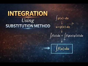 Integration by Substitution Method | u-Substitution Explained