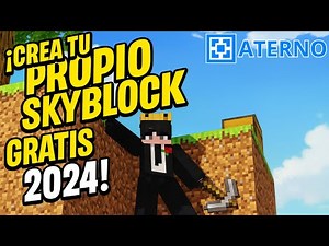 CREATE THE BEST SKYBLOCK SERVER ON ATERNOS
