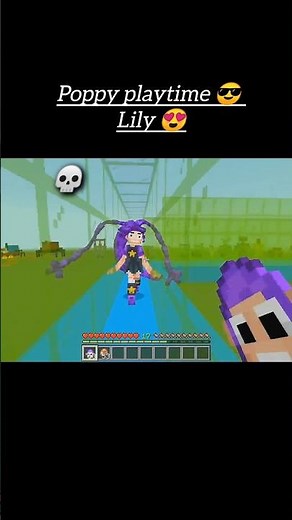 Lily vs. Minecraft Player! (Poppy Playtime) #shorts