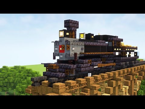 Minecraft Back to the Future 3 Steam Train Tutorial