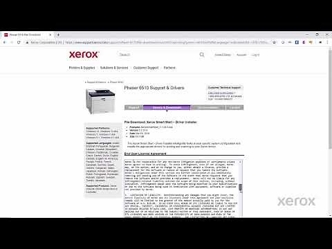 Xerox® Phaser® 6510 Print Driver Install for Windows