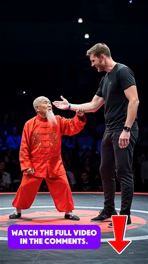 The young champion scoffed at the old stranger, but something happened that left the entire arena breathless. Full video in the comments. | Jake Shields