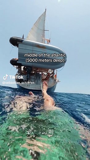 Jumping into the Atlantic Ocean (5000m Deep)