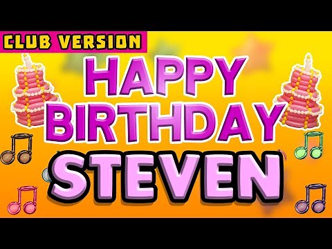Happy Birthday STEVEN | POP Version 2 | The Perfect Birthday Song for STEVEN