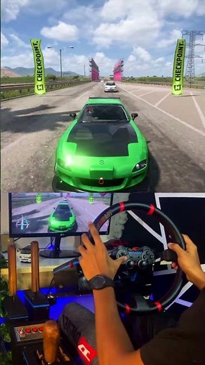 RX 7 Insane drift & highspeed run #forzahorizon5