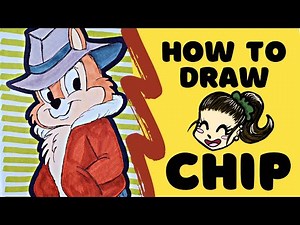 HOW TO DRAW - Chip (Chip 'n Dale: Rescue Rangers)
