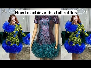 How to Sew a Dress with Ruffles (detailed tutorial)