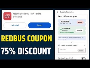 Redbus Coupon Code 2025 | Extra Rs.500 Off Promo Code | Discount Code 2025 | Bus Booking Online