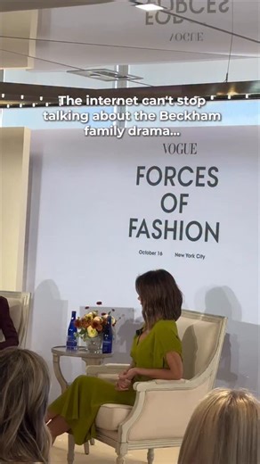 Let’s discuss 😉 Victoria was the sweetest during her interview with Anna Wintour at the Vogue HQ | DressNote