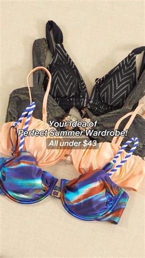 Summer wardrobe essentials: style, comfort, and endless vibes. 💖👙