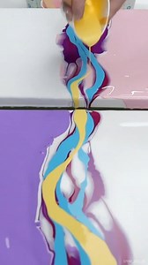 Mixing Pastels for a Pretty Result #pastels #color #colorful #dutchpour #prettycolors | Amanda's Designs