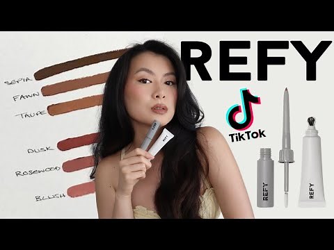 Refy Lip Sculpt Liner and Setter and Lip Gloss Review (WEAR TEST)