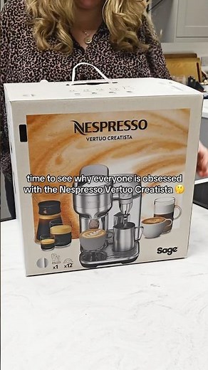 Nespresso Vertuo Creatista Unboxing and Setup ☕️ #nespressovertuo