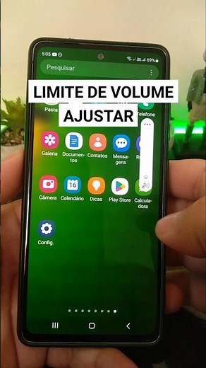 Como ajustar o limite de volume no celular Samsung #smartphone #samsung #volume