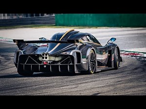 Pagani Huayra R SCREAMING V12 SOUNDS at Monza!!