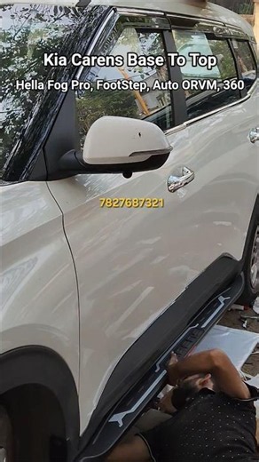 Kia Carens 2026 Essential Upgrades! Foot Step, Auto ORVM, 360 Camera & Door Visors 🔥