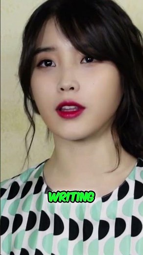 The First Time IU Wrote a Song for Herself👀#iu #kpop
