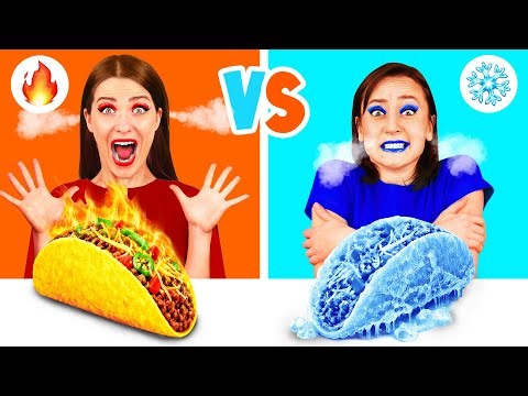 Hot vs. Cold Food Challenge | Food Battle from Challenge Fun
