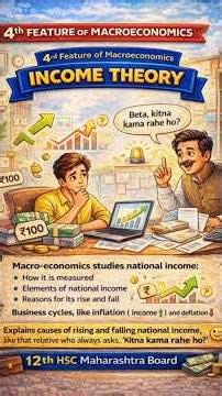 Features Of Macroeconomics |Income Theory | 12th Commerce | Economics #shorts #viral#economics#12th