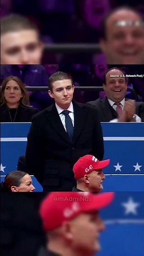 Trump Introduces Barron Trump to the World 🇺🇸 #trump #barrontrump #melaniatrump #usa #shorts