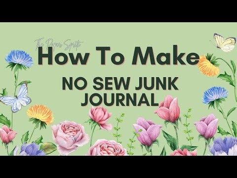 Easy NO-SEW Junk Journal Tutorial | Beginner-Friendly DIY Journal