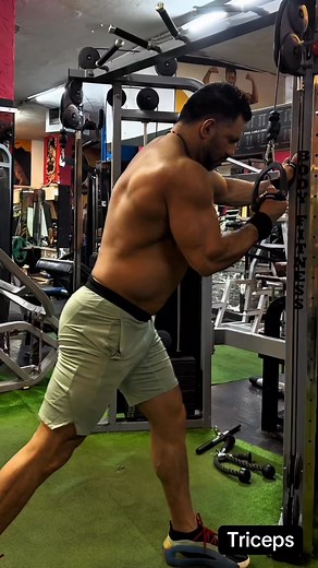 277K views · 2.9K reactions | Unlock bigger, stronger arms with this ultimate Triceps Workout Target all three heads—the long, lateral, and medial—for complete development and definition. From pushdowns to extensions, these moves will help you build that sleeve-stretching arm size. Time to press, extend, and grow!  #tricepsworkout #armday #musclebuilding #strengthtraining #tricepsgains #FitnessGoals #biggerarms | Bodyfitness GYM | Facebook